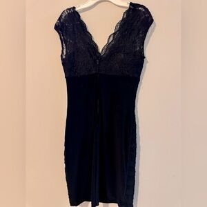 B Darlin Black Lace mini dress, size 5/6